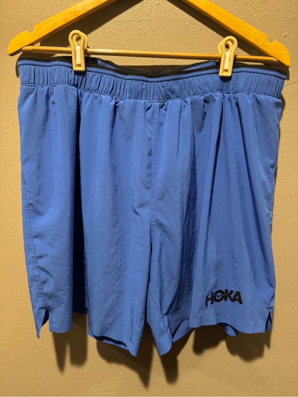 HOKA One One Men’s Blue Performance Running Shorts